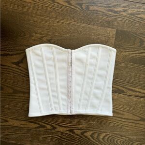 PrettyLittleThing Ivory Strapless Bustier
